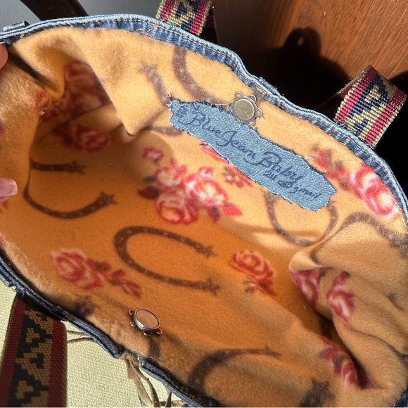 BRAND NEW Blue Jean Baby Custom and Handmade Denim shoulder bag - Picture 6 of 6